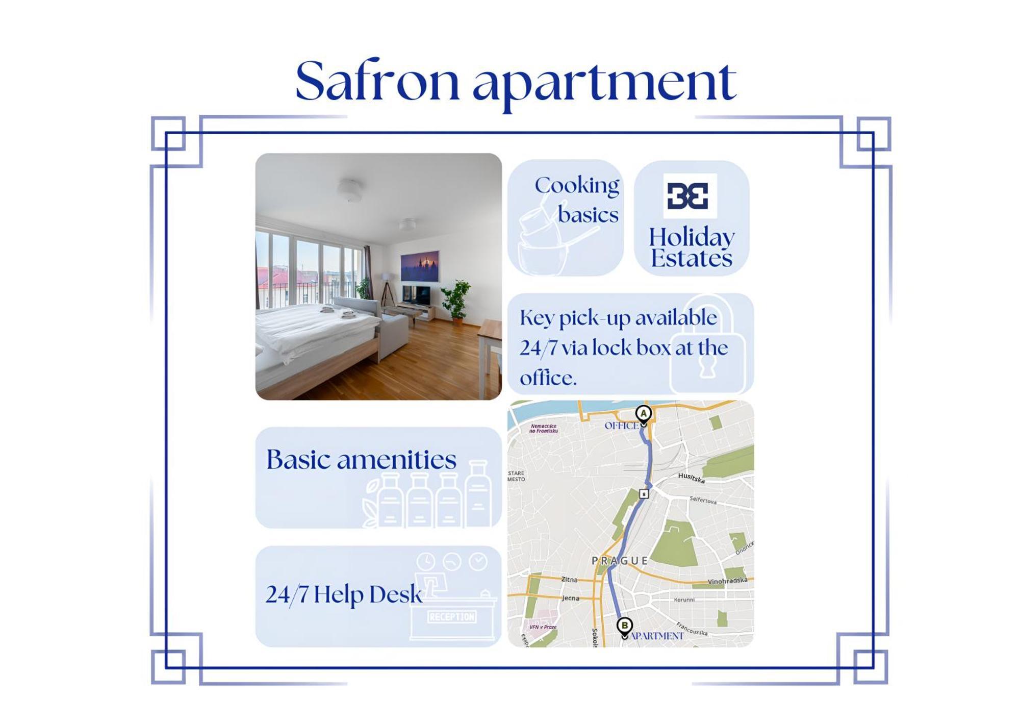Sunny Safron Apartment Prag Exterior foto